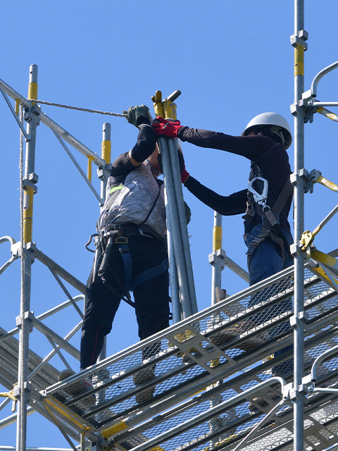 足場工事