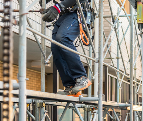 足場工事のこだわり